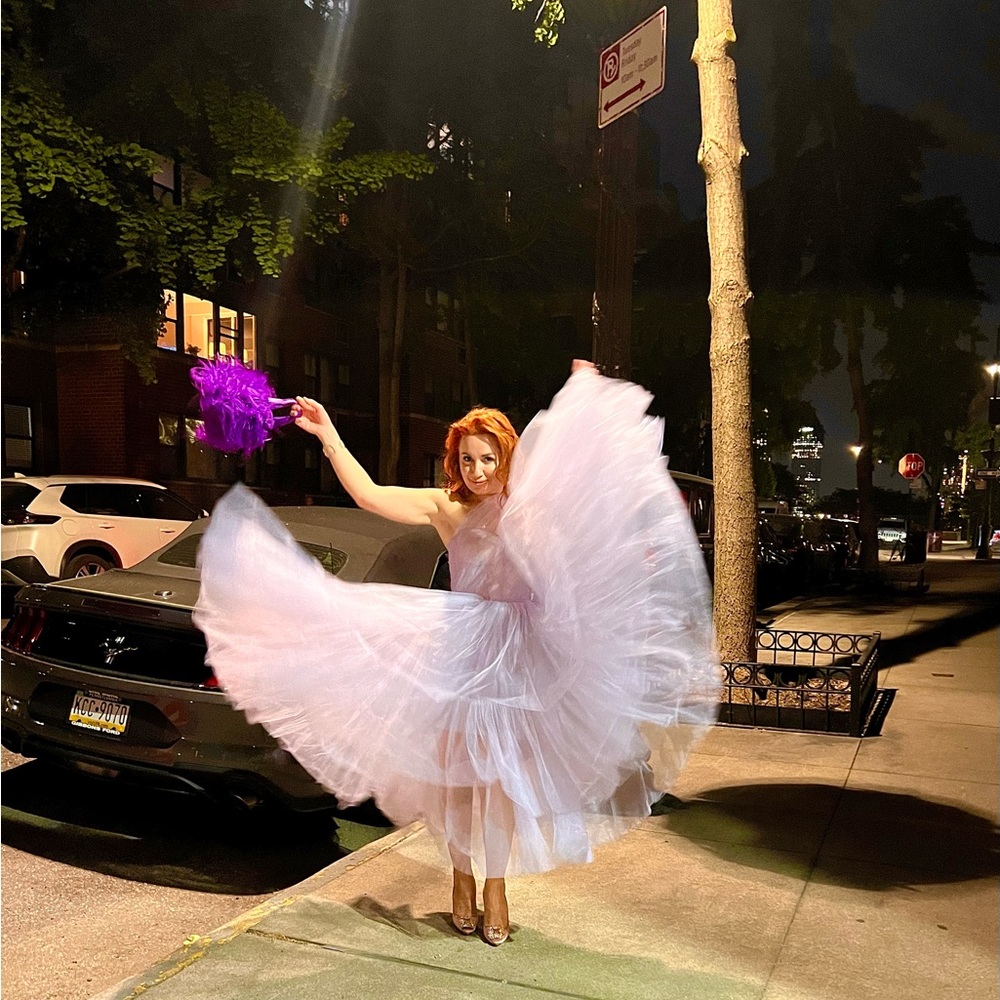 MILLY TULE BALLERINA GOWN! ALMOST NEW! WORN ONCE